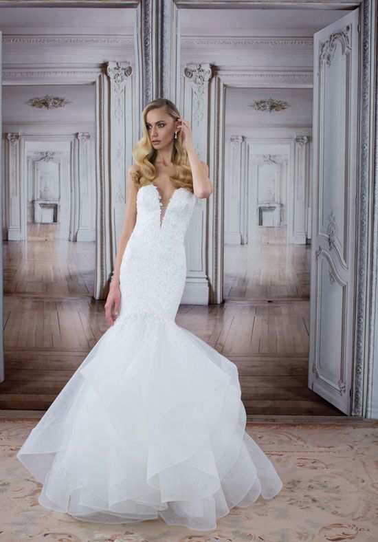LOVE by Pnina Tornai for Kleinfeld 14482 Wedding Dress 