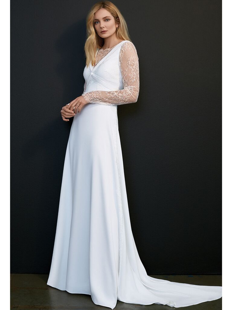 See New Savannah Miller Wedding Dresses From Bridal Fashion Week