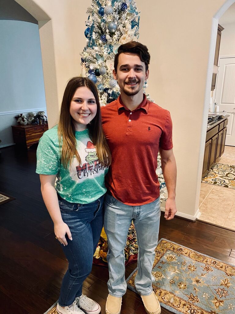 Christmas Eve 2021, my first Christmas with Tyler's family!