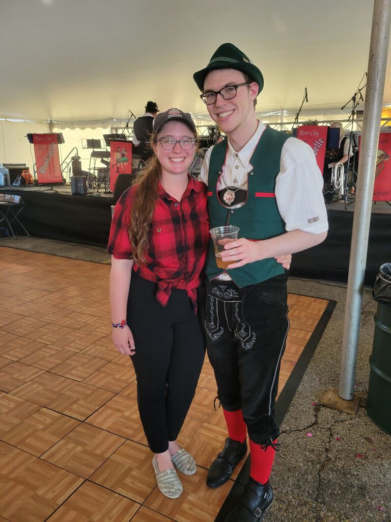 Blaskapelle band at Mai Fest