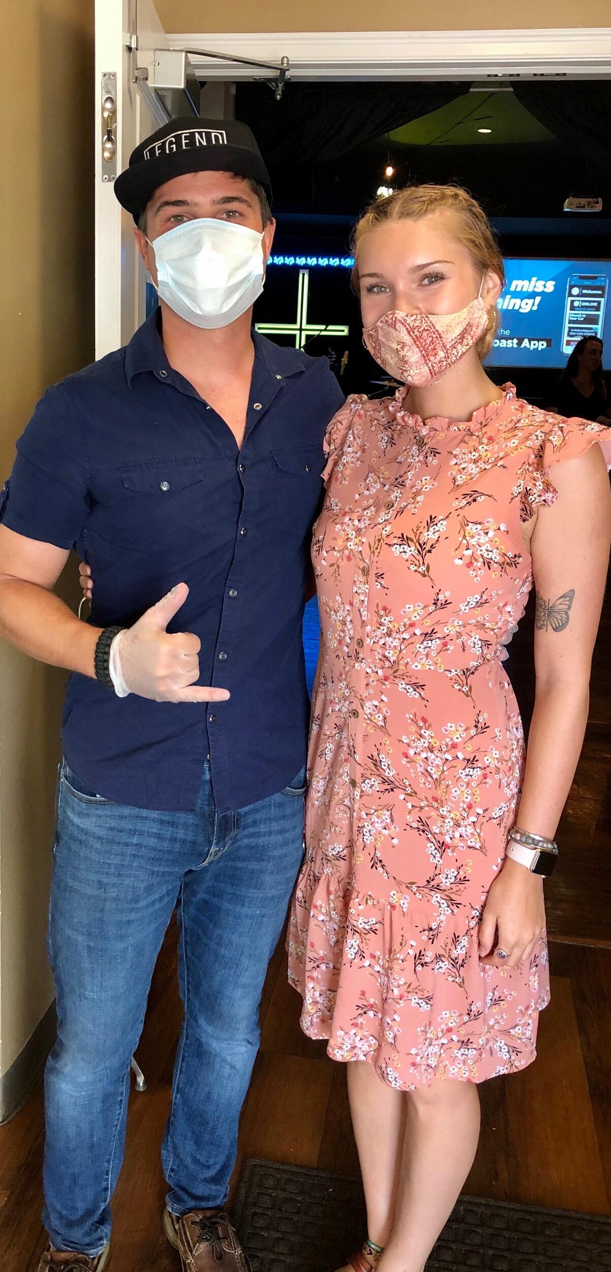 Sunday morning church service at East Coast Christian Center's Avenue Campus! Hannah is the Administrator of this campus and Scott was faithfully serving alongside her every weekend! (Little did Scott know at this time that he would soon become the coffee shop manager!) 