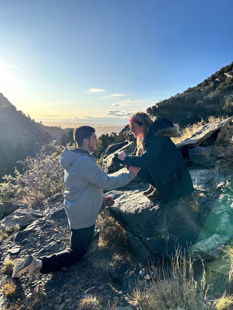 HE PROPOSED! SHE SAID YES!