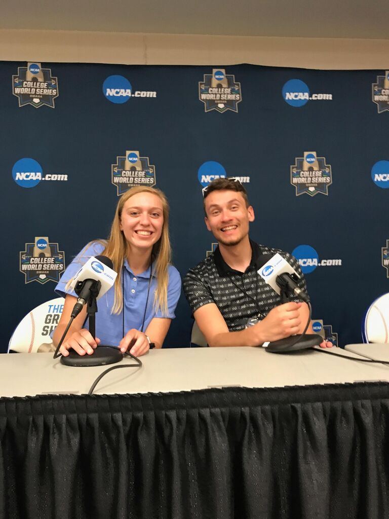 Clara and Jose's romance sparked at the College World Series in Omaha.