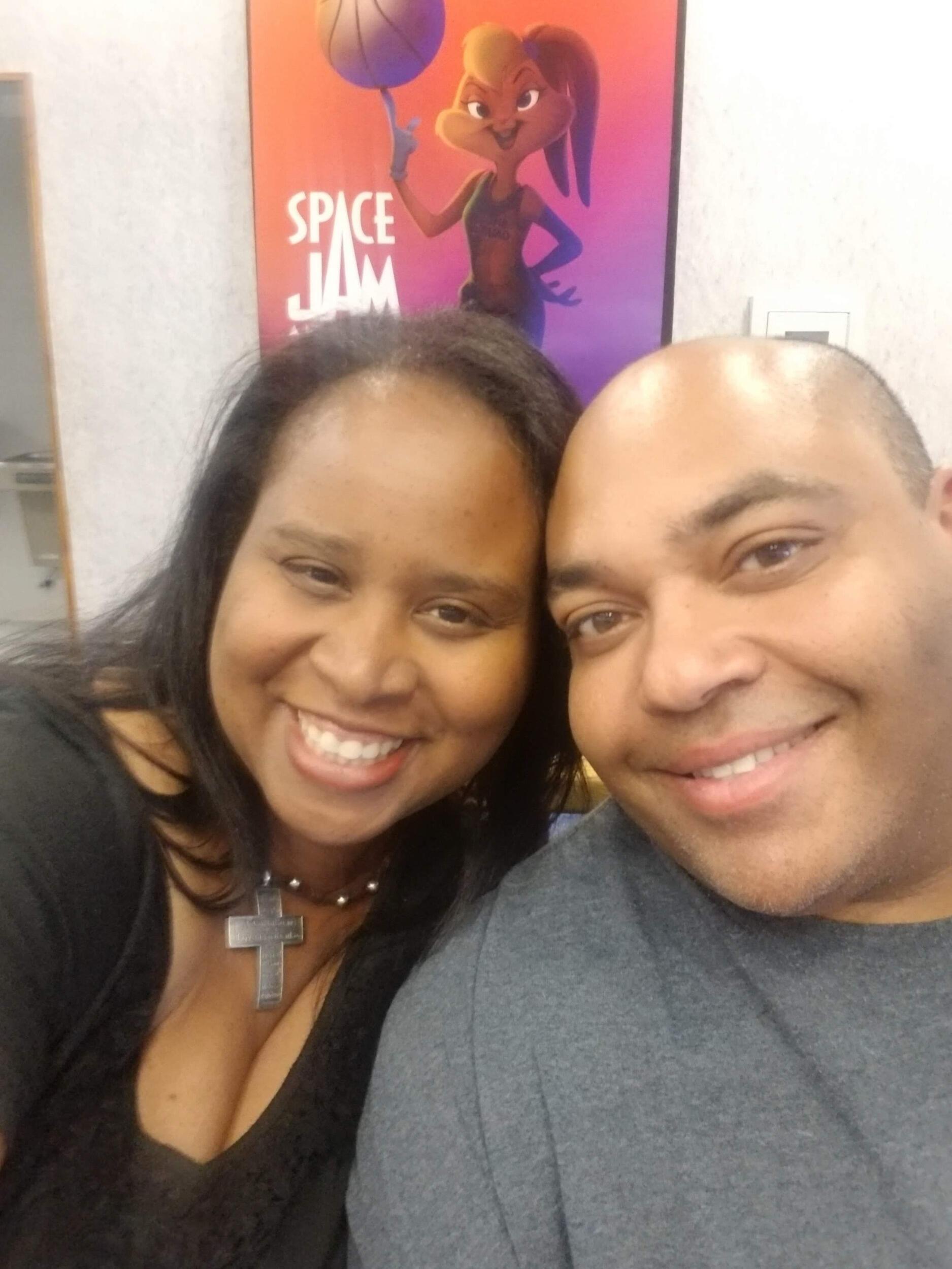 Tony and I love going to the Movies. He always makes time to take me.