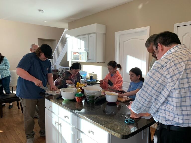 We love cousin Jimmy's ceviche.