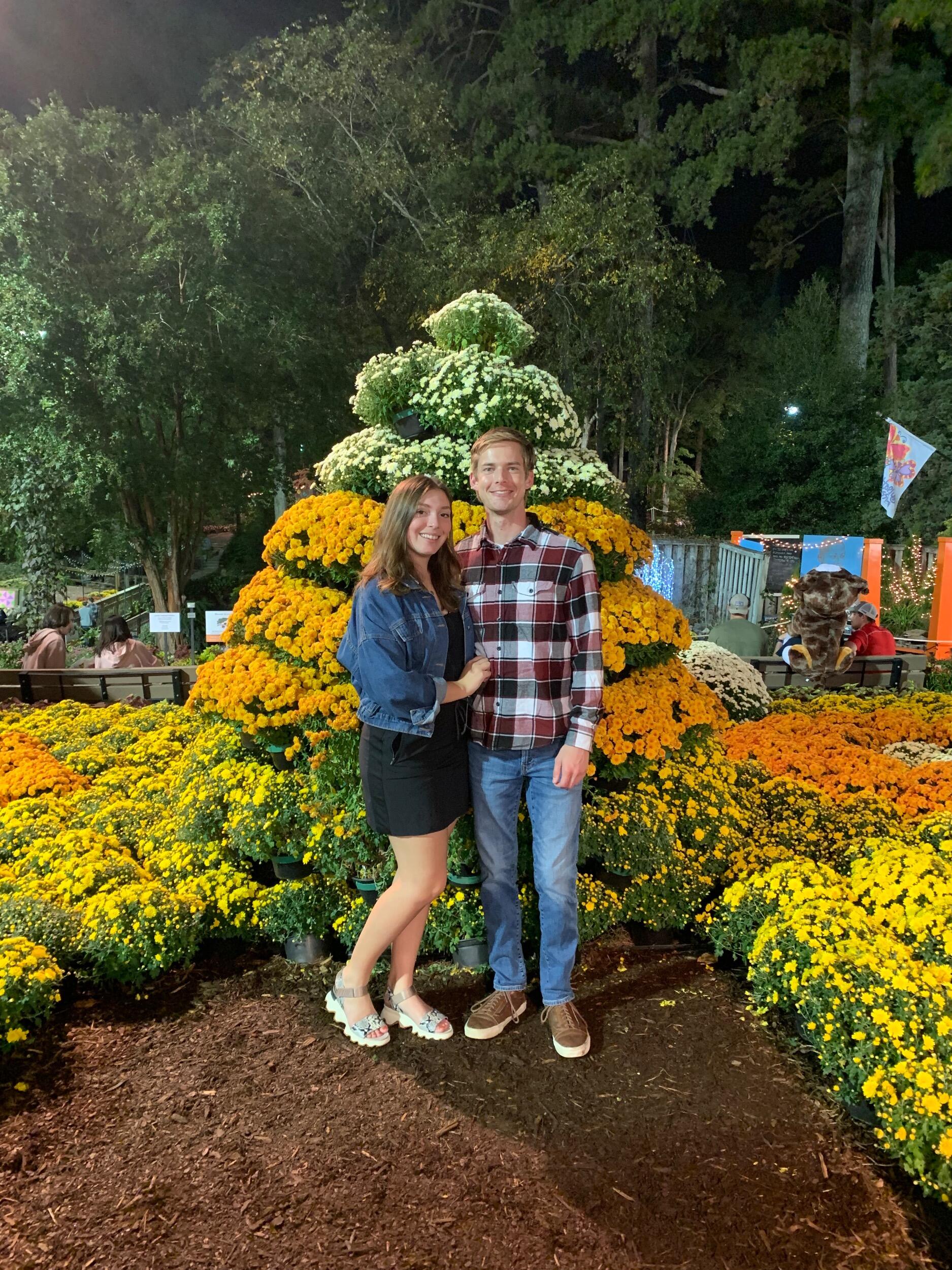 Chloe and Connor spent their one year anniversary at the Raleigh State Fair (where they had their first date)
