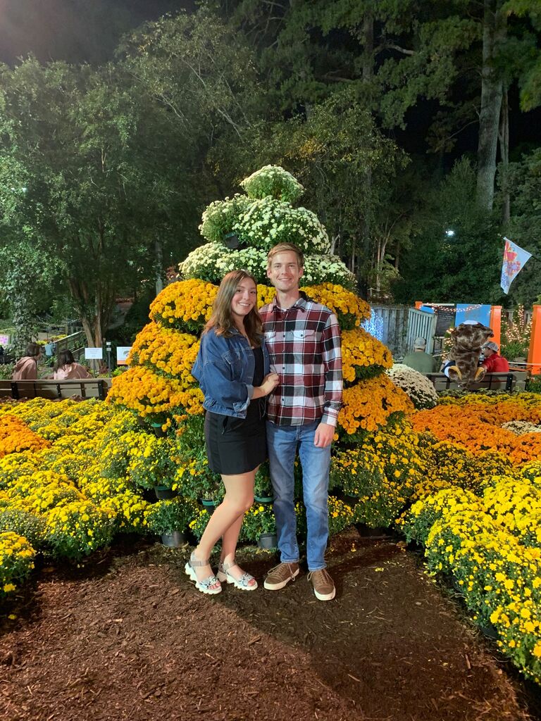 Chloe and Connor spent their one year anniversary at the Raleigh State Fair (where they had their first date)