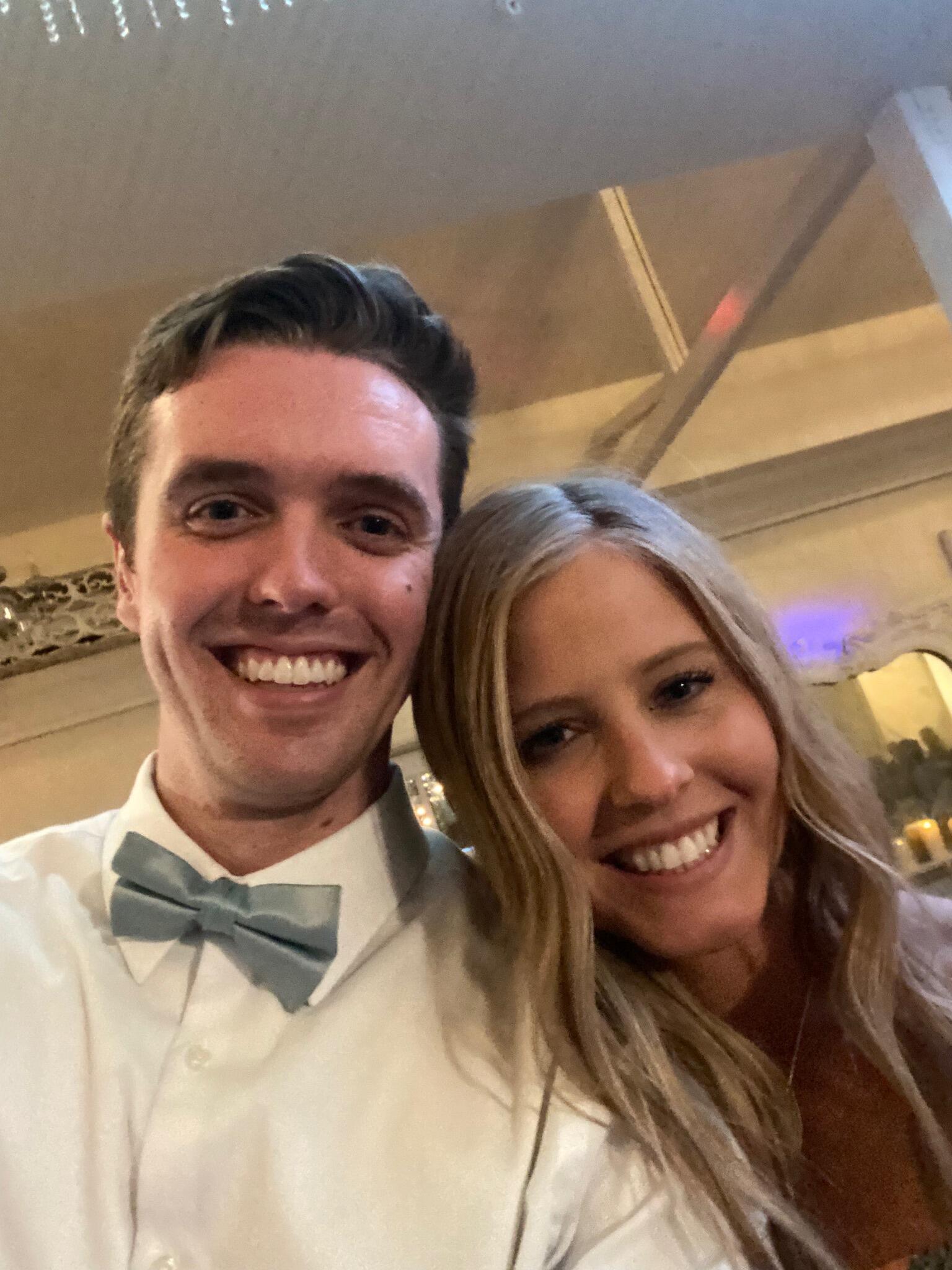 Our first wedding together!