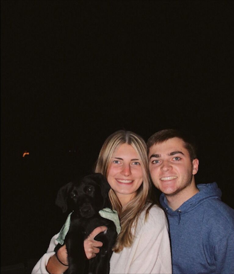 Our very first Christmas with Scout.