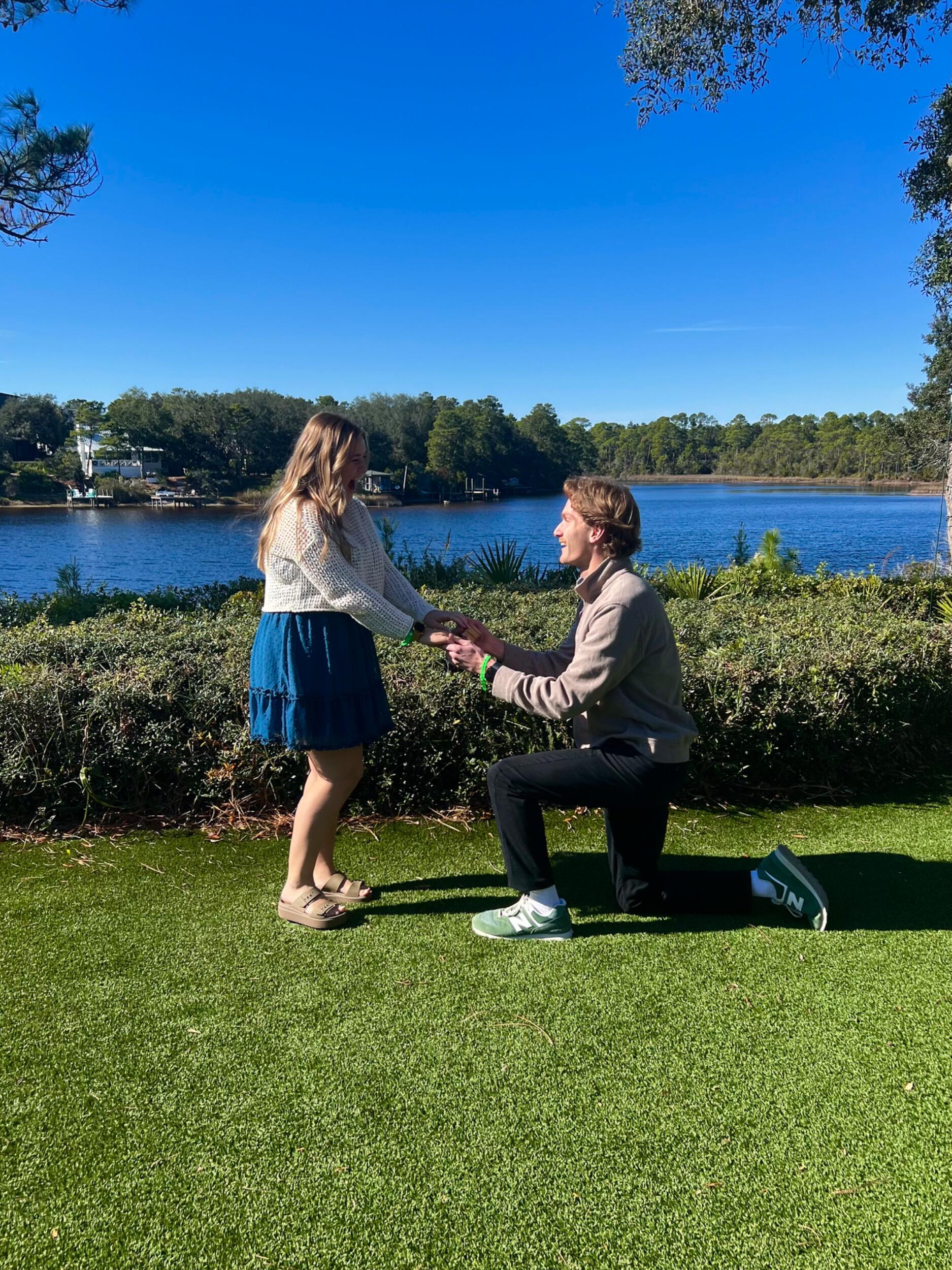 The moment Abby said “Yes!”
