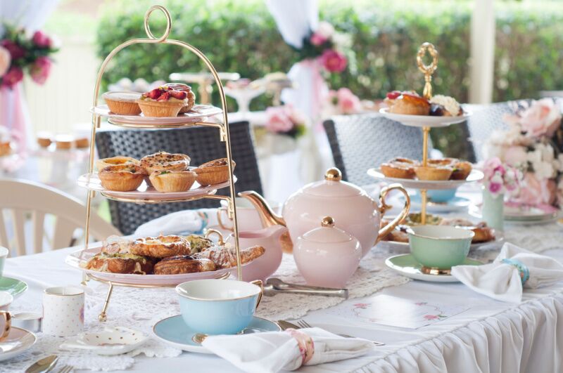 Tea party Princess Diaries themed party ideas