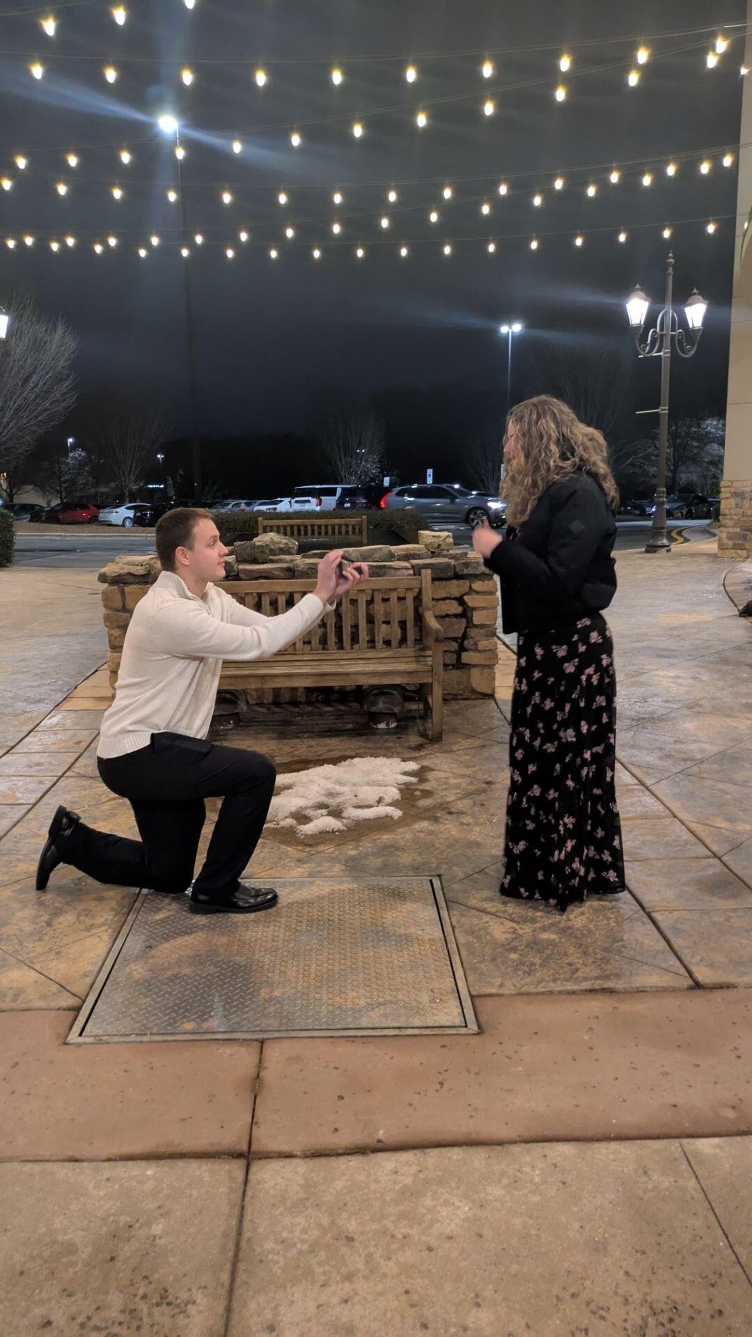 Then, of course, one of the happiest days of our lives: John proposed! Lily was absolutely overjoyed, and he picked out the perfect ring. It took weeks to come down from this high!