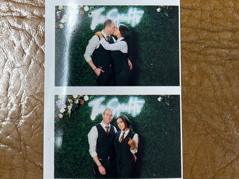 McKenna met Brandon on her first day, working as a wedding server at Calamigos Ranch in Malibu. 