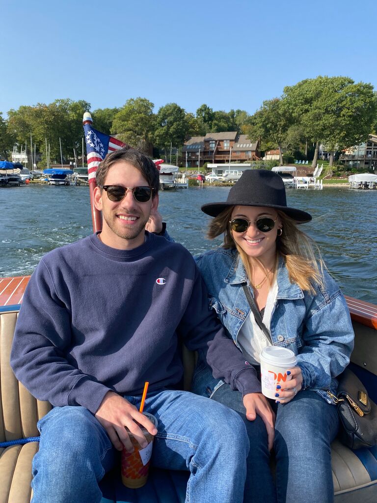 Delavan, WI | John and Steph's favorite places to visit in the Summer and Fall boating on the lake! 