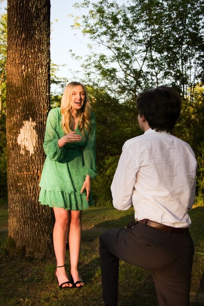 We got engaged!