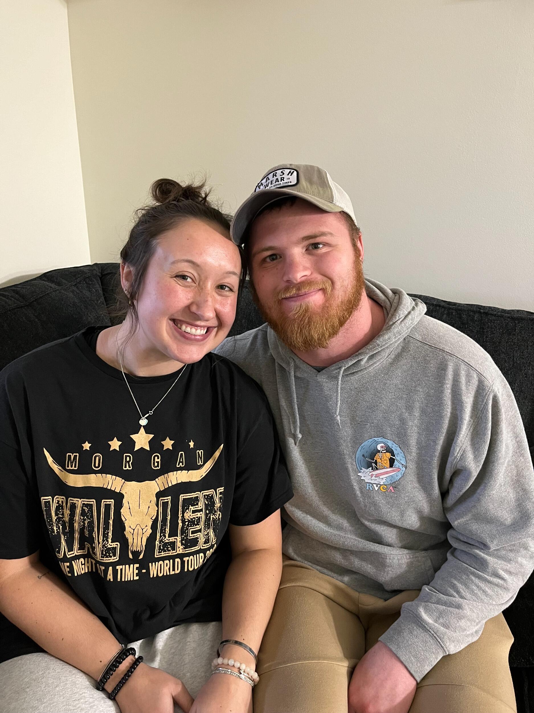 Move-in day at our first apartment together