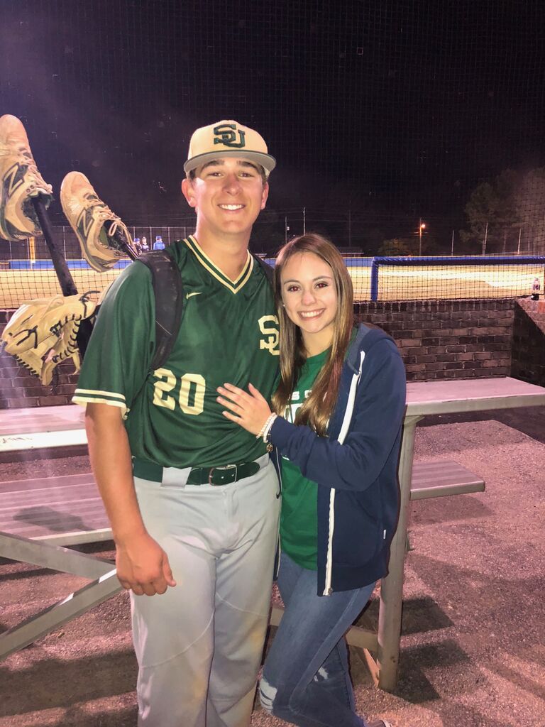 Jacob’s last junior year SJHS baseball game