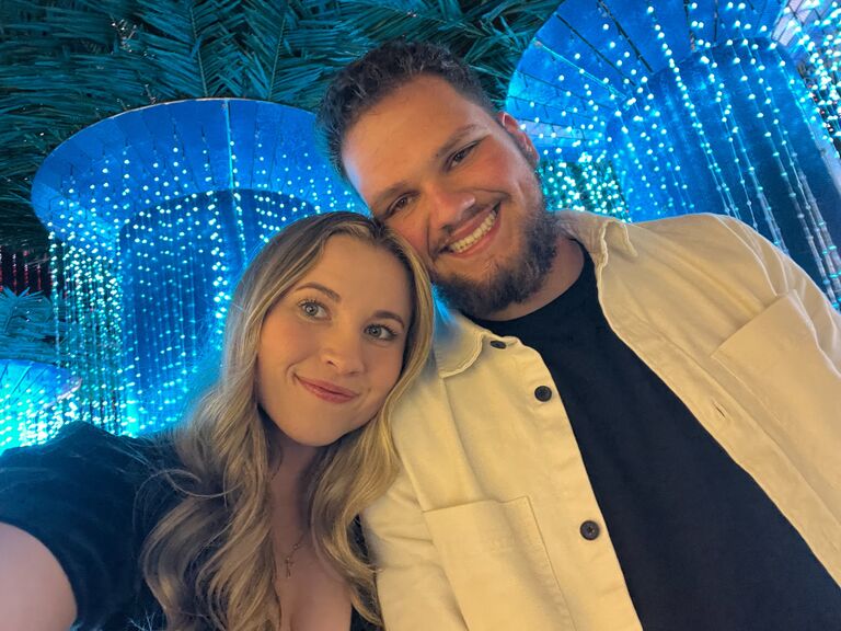 Caleb and Brooke went on their first date. Caleb took Brooke to a lovely dinner at the Birchwood. Afterwards they made their way to see Christmas lights at Enchant Christmas in St. Pete. This was such a special first date as Brooke has always loved going to see Christmas lights!