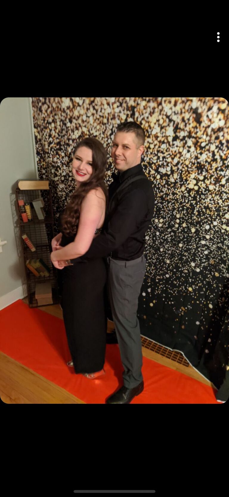 First big party together. We dress up nicely!