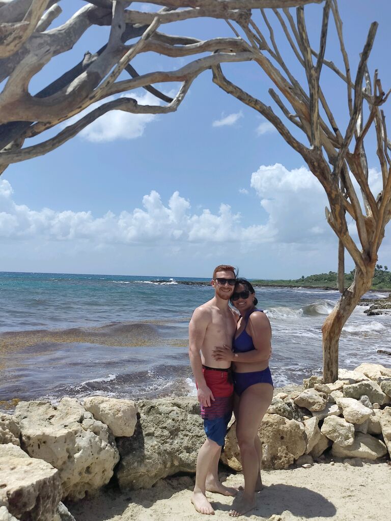 First Cruise together exploring parts of Mexico! Here is the gorgeous view in Costa Maya!