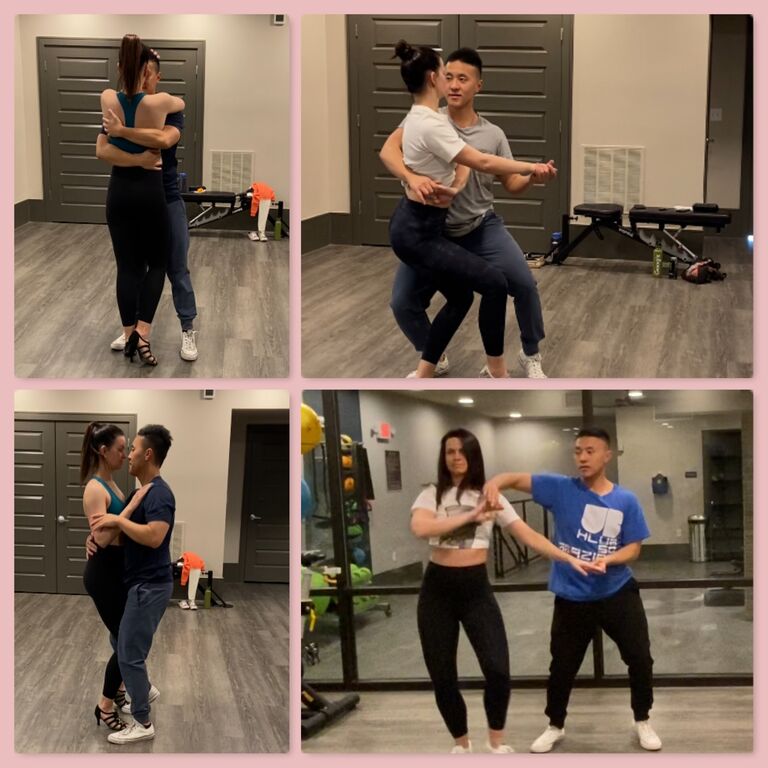 In December of 2020 our dance practice and "homieship" journey started. / Mūsų šokių ir "draugelių" kelionė prasidėjo 2020-ųjų gruodį.