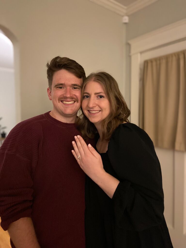 Brayden proposed to Allie on November 10, 2023. They then went to eat fancy fried chicken and go to a John Mark McMillan concert. The rest is history.
