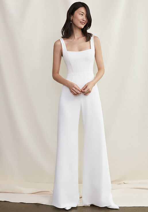 a line sheath wedding dress