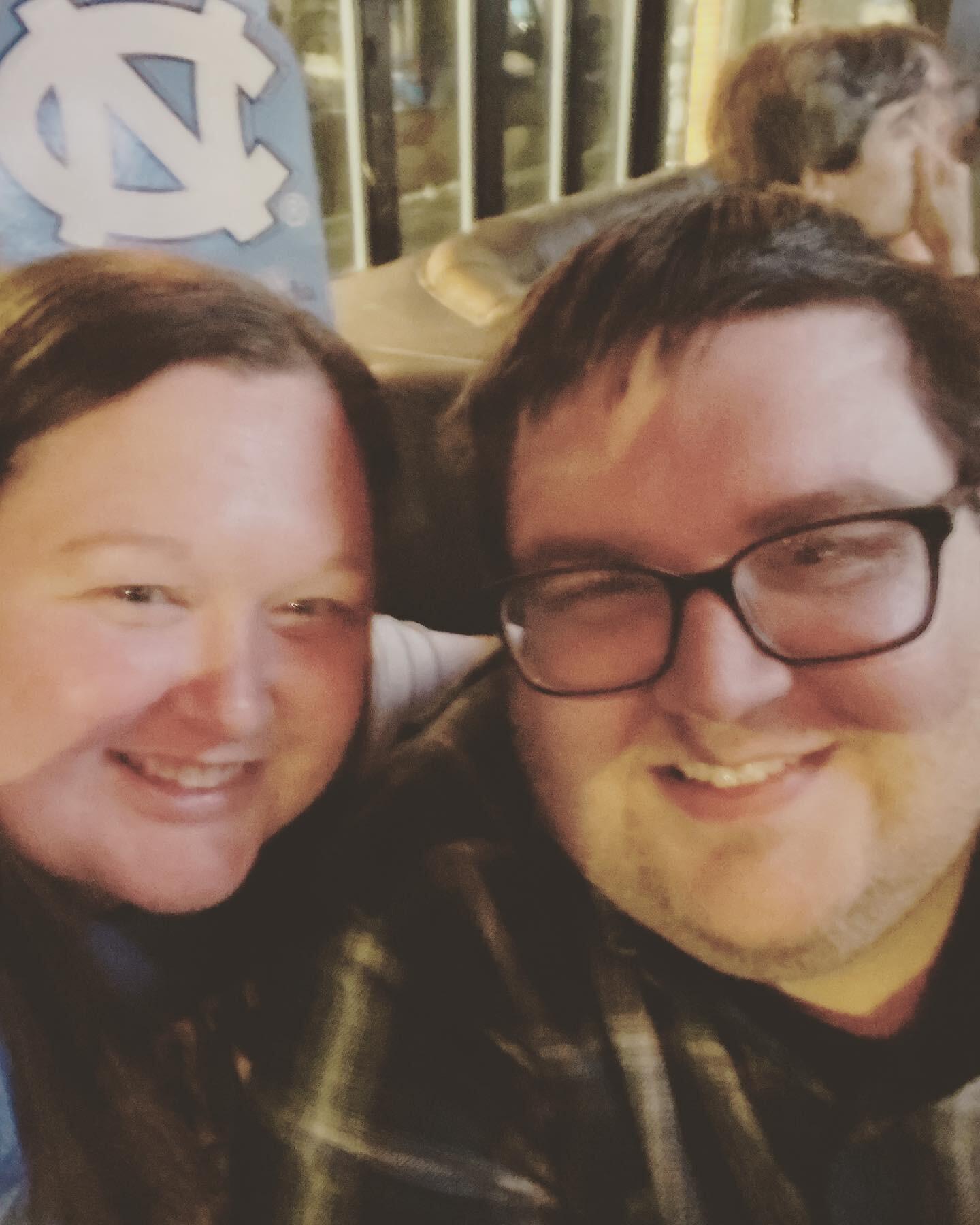 Of course, Mike had to be introduced to all things UNC, including joining in the fun for the UNC-Duke game watch. Go Heels!