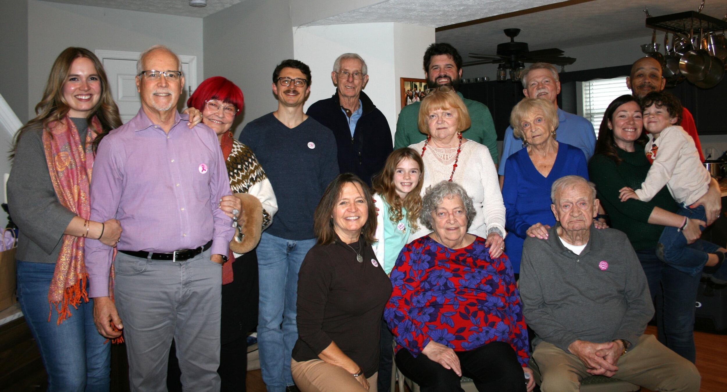 Celebrating Thanksgiving with the Hall family. 