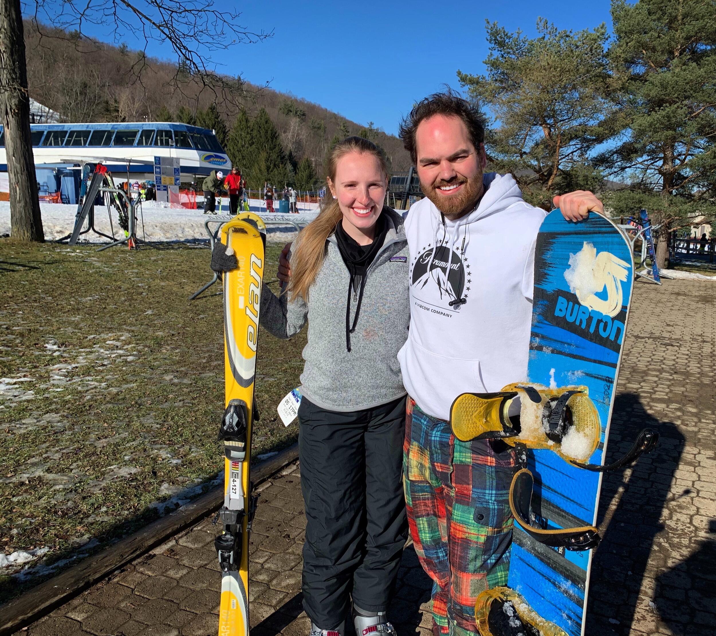First time hitting the slopes together! 