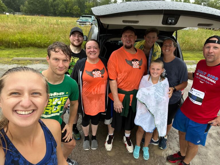 Rock Your Sole 5K where our families met each other for the 1st time.
