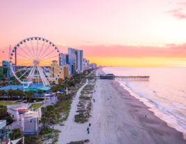 Myrtle Beach sunrise in South Carolina