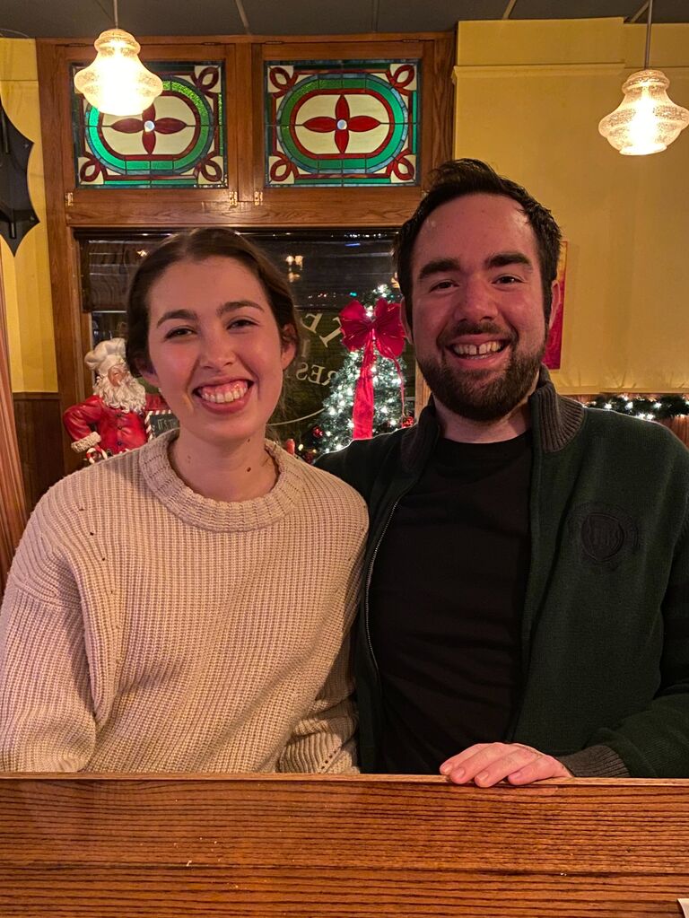 Dinner date at our favorite restaurant (and location of our first date), Tenuta's