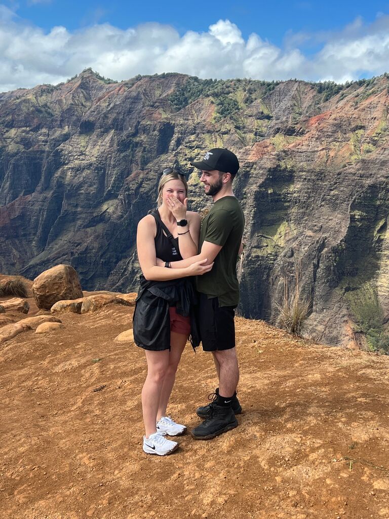 The date she said yes!
