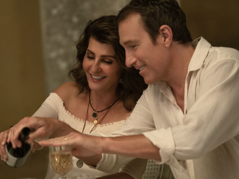 Nia Vardalos and John Corbett in My Big Fat Greek Wedding 3