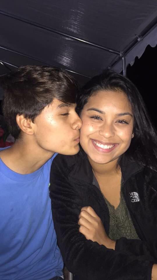 3 days in to our relationship, we had our first cheek kiss!