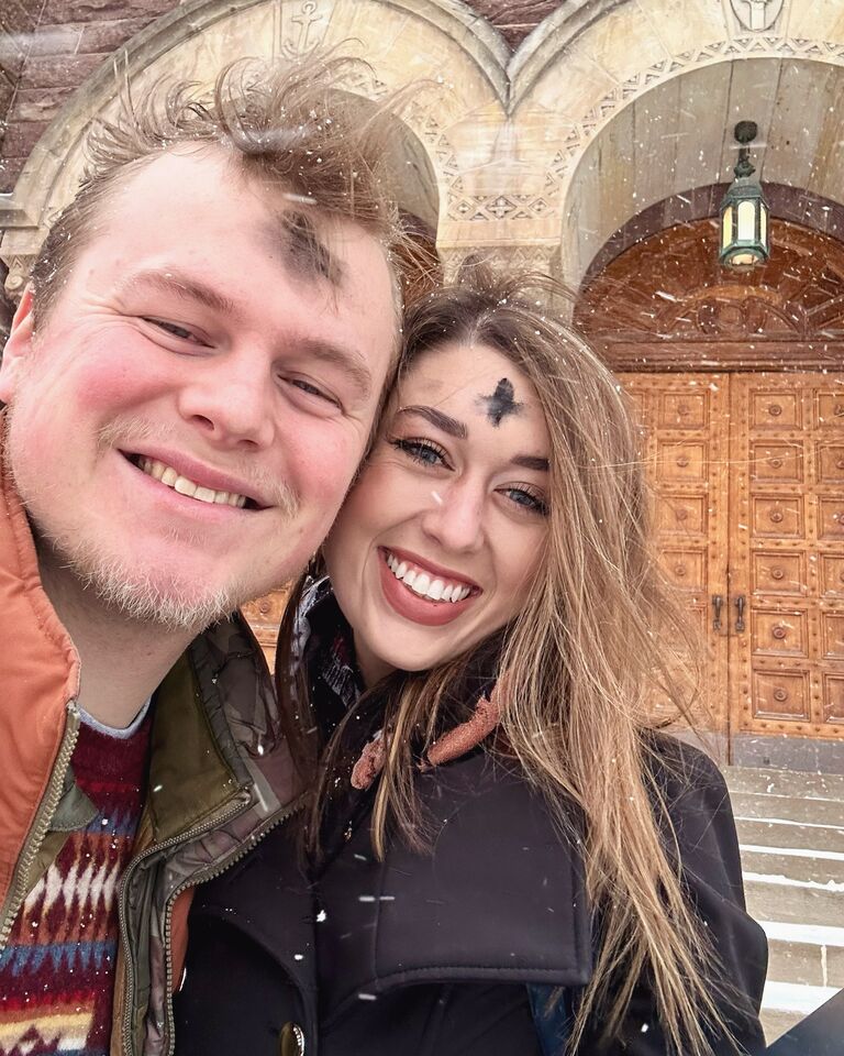 Ash Wednesday Selfie Tradition! 