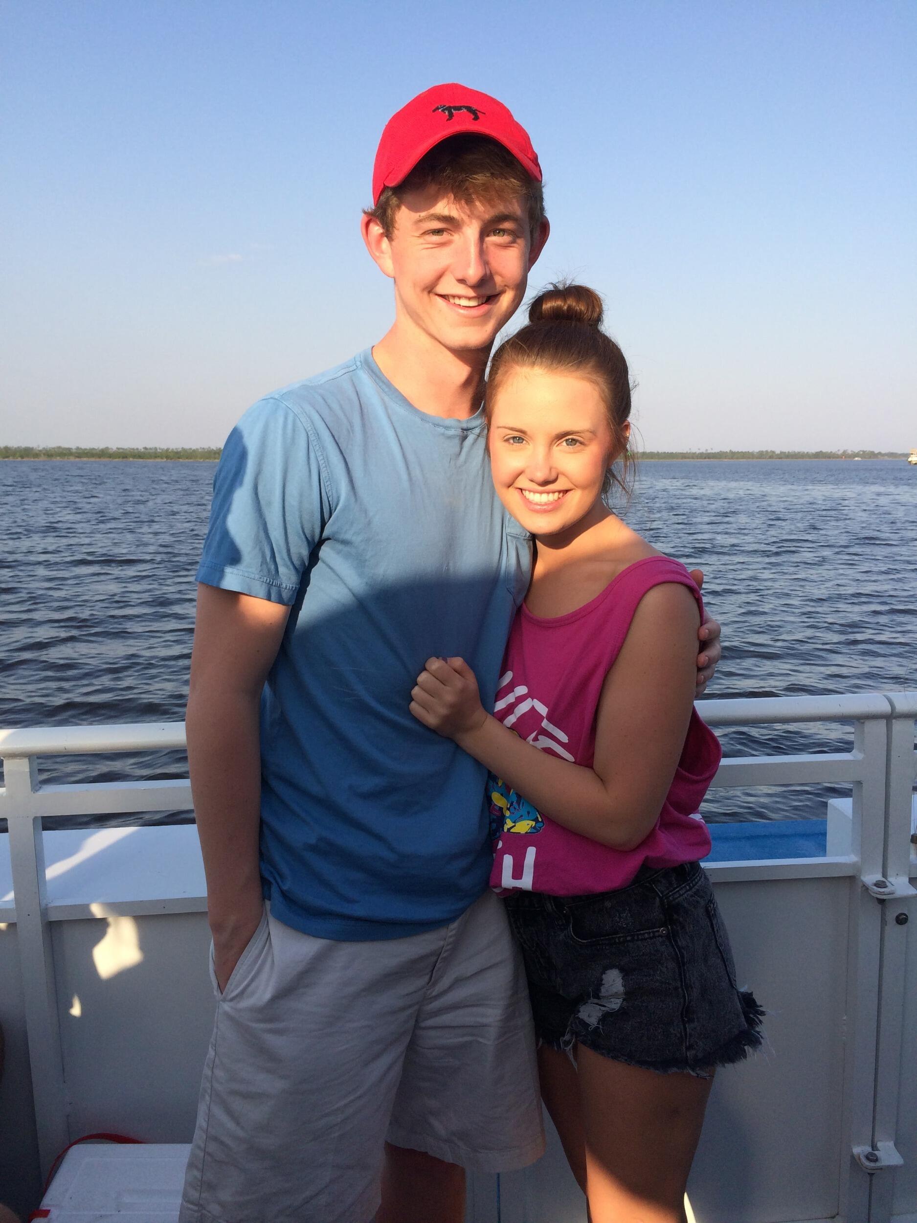 Our first picture together - Gulf Shores, AL