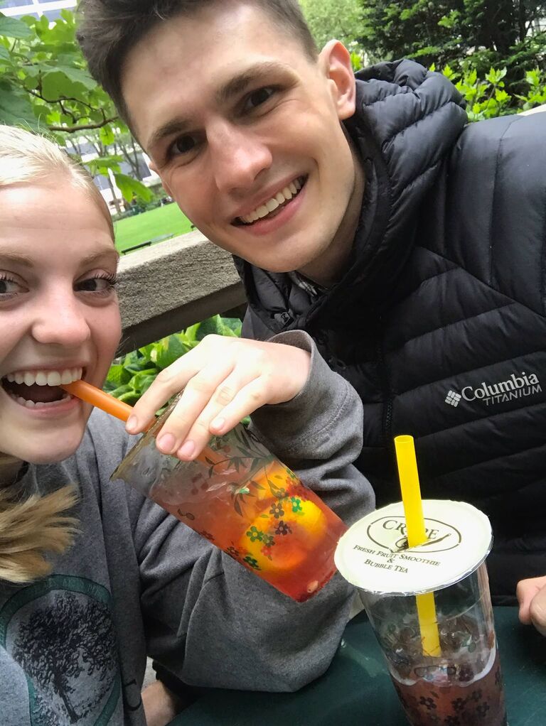 We soon discovered one of our favorite activities to do together... exploring New York City!
