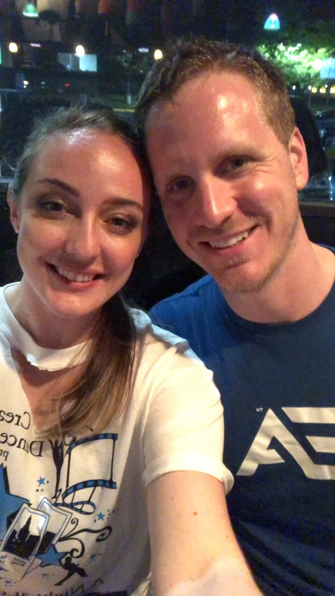 Gabrielle took a job in Northern Virginia, leaving Joe behind in Baton Rouge (oops!). This was the greatest distance between the two during their 7 year relationship! 