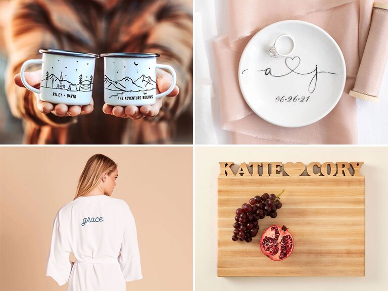 21 Personalized Bridal Shower Gifts That Go Above & Beyond