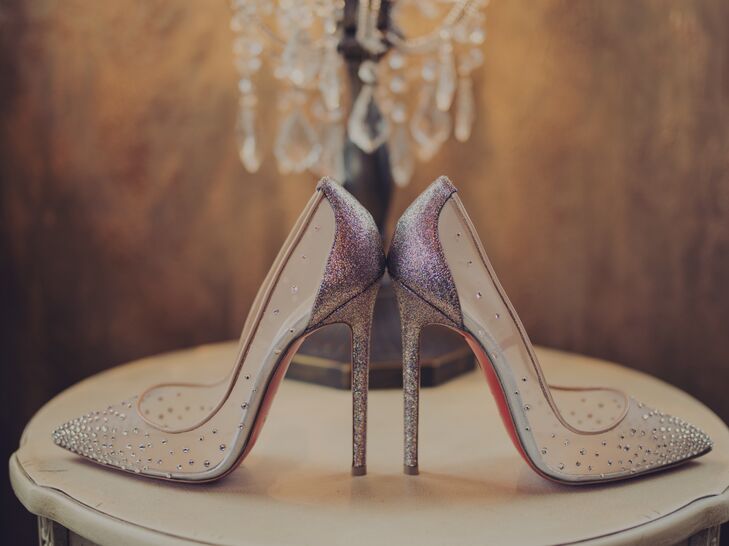 louboutin bridal heels