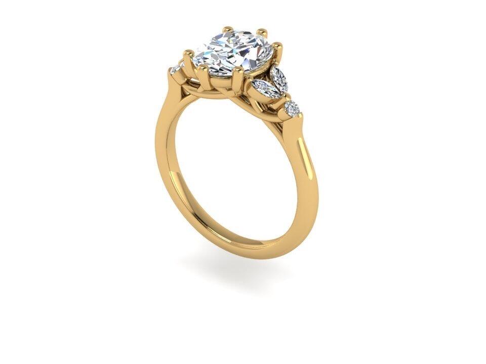 Brayden receives final CAD model of engagement ring!