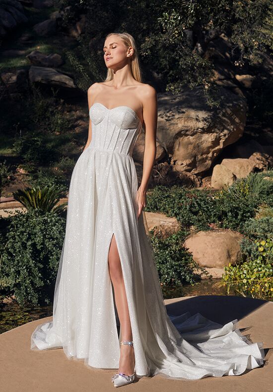Stunning Strapless Corset A-Line Wedding Dress I Destinations – UME London
