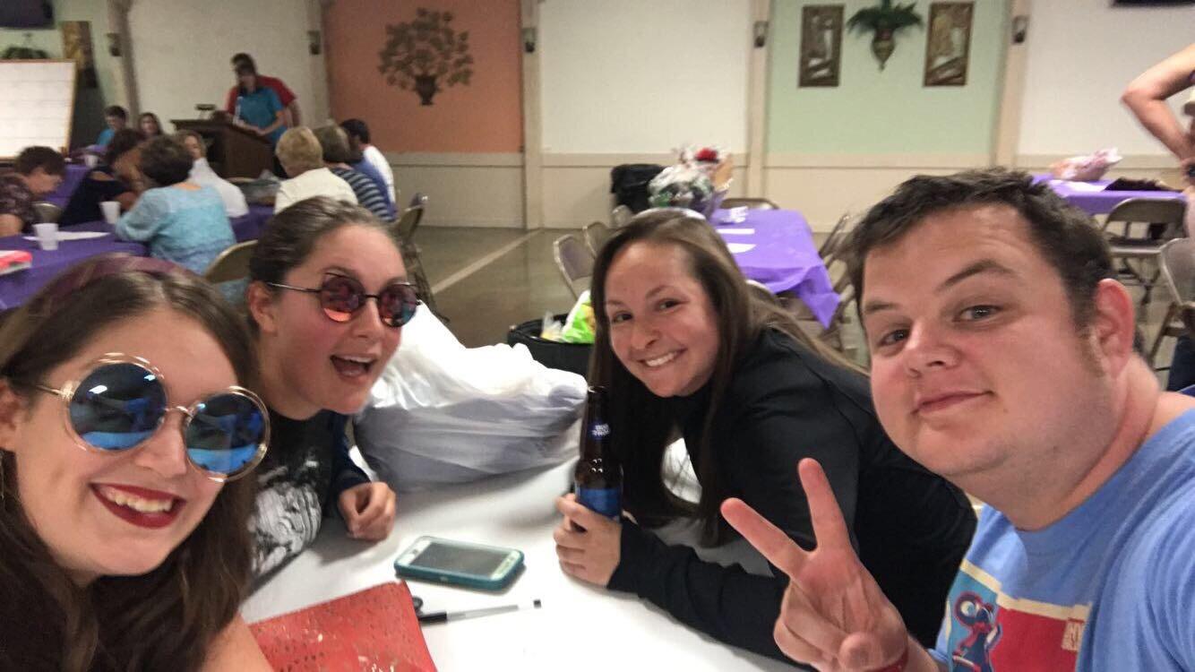 On the first night we met, we had gotten 1st place at a Nerdy Triva Night!
