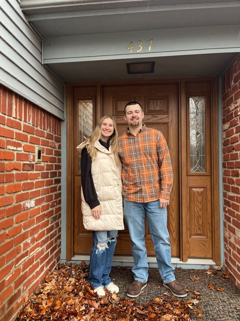 To end the year, Cale and Grace officially became homeowners and bought their first house together! They cannot wait to make it their home.   