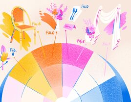 Wedding color wheel