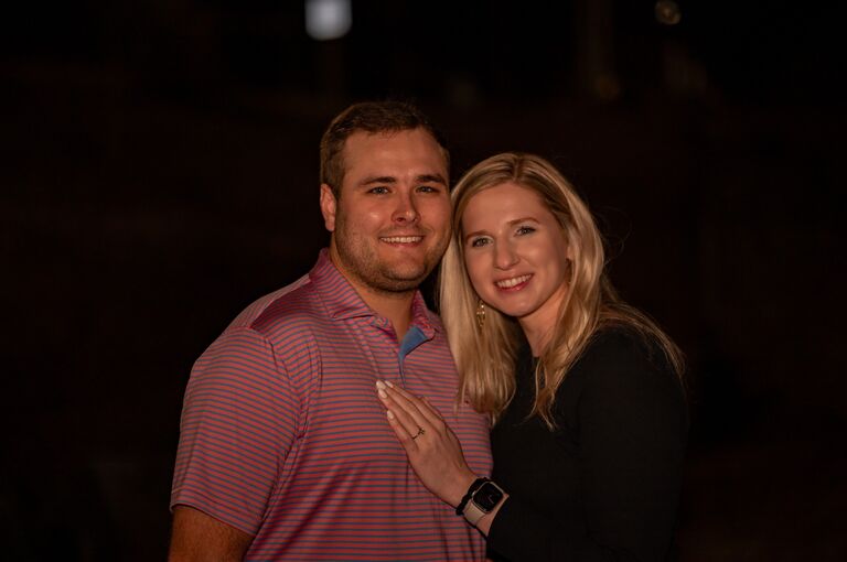 Benson popped the question!
