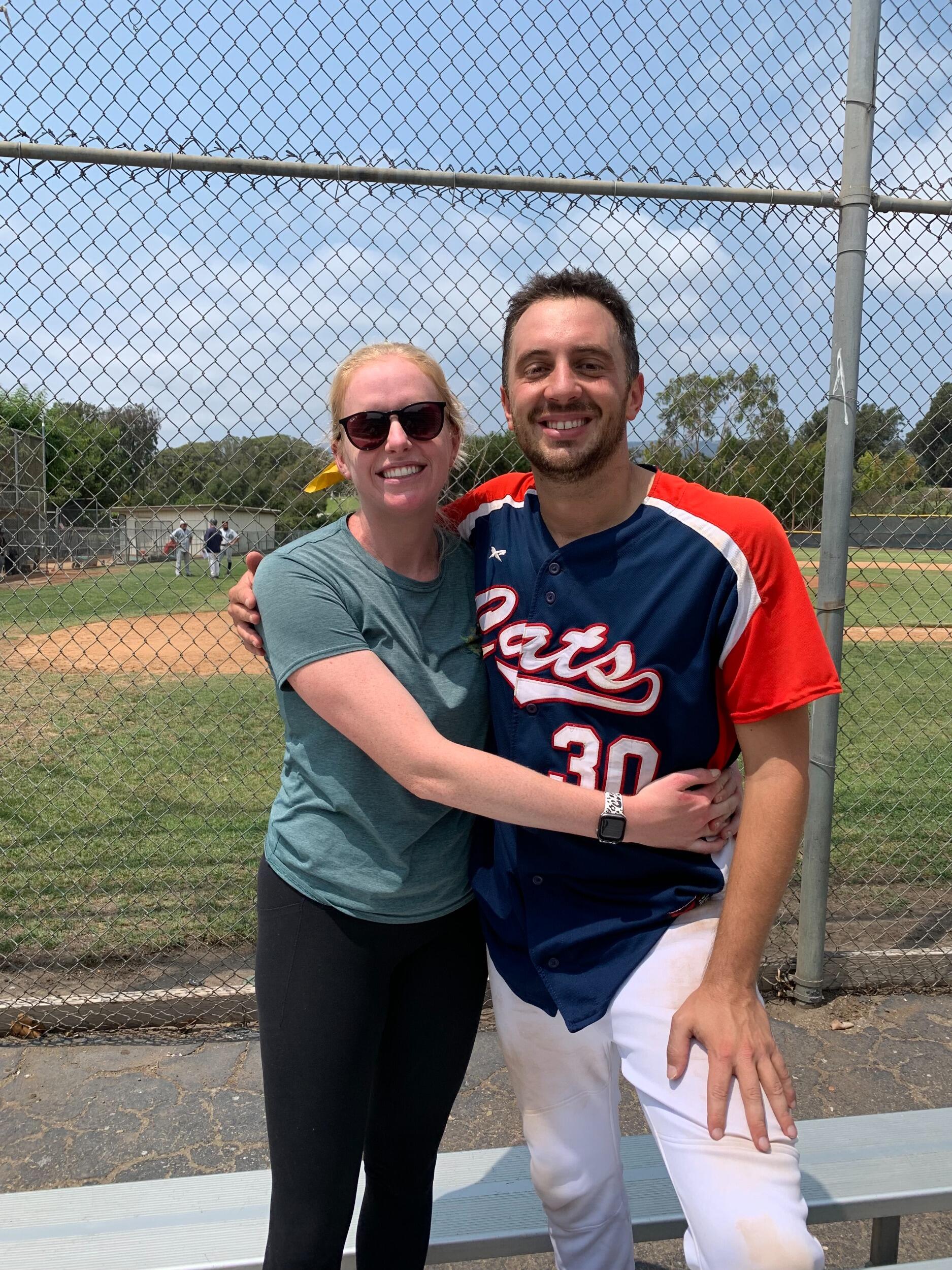 Davide quickly finds his place in Santa Barbara and joins a local baseball team. Together, they enjoy volleyball, hiking, traveling, drinking in the Funk Zone, and hanging out with friends. 