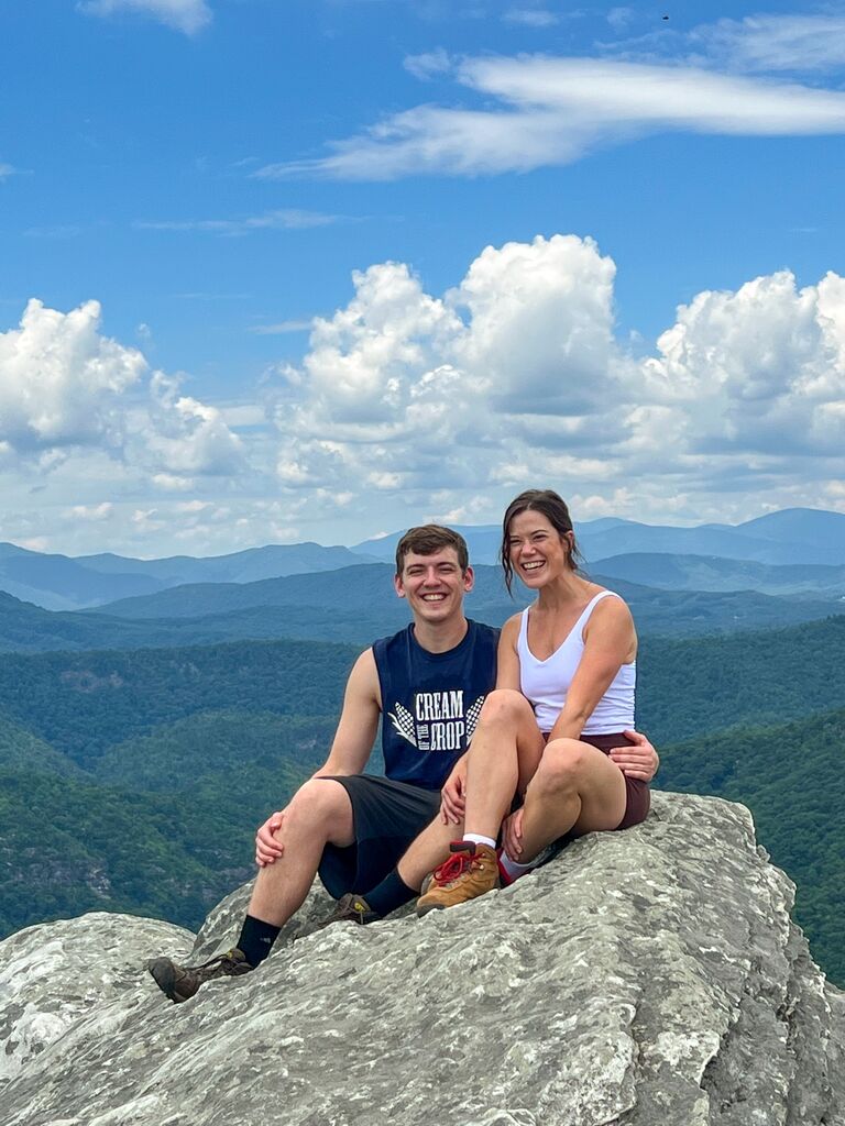 They've loved exploring the mountains of North Carolina